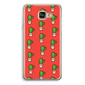 CaseCompany Mini cactus: Samsung Galaxy A5 (2016) Transparant Hoesje