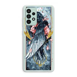 CaseCompany Golden Raven: Samsung Galaxy A52s 5G Transparant Hoesje