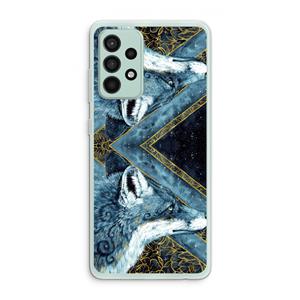 CaseCompany Golden Fox: Samsung Galaxy A52s 5G Transparant Hoesje