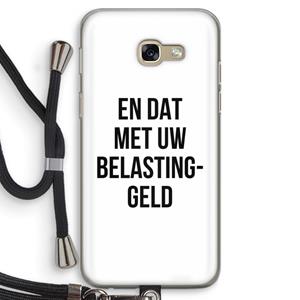 CaseCompany Belastinggeld: Samsung Galaxy A5 (2017) Transparant Hoesje met koord