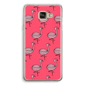 CaseCompany Flamingo: Samsung Galaxy A5 (2016) Transparant Hoesje