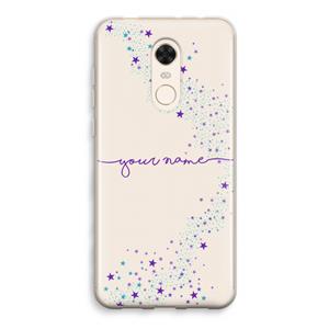 CaseCompany Sterren: Xiaomi Redmi 5 Transparant Hoesje