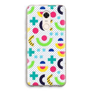 CaseCompany 8-bit N°1: Xiaomi Redmi 5 Transparant Hoesje