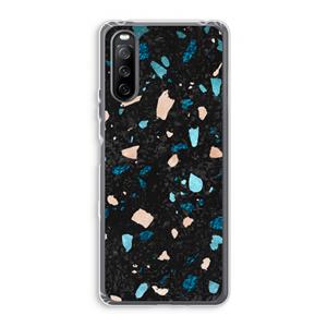 CaseCompany Terrazzo N°11: Sony Xperia 10 III Transparant Hoesje