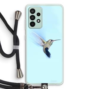 CaseCompany Kolibri: Samsung Galaxy A52s 5G Transparant Hoesje met koord