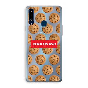 CaseCompany Koekerond: Samsung Galaxy A20s Transparant Hoesje