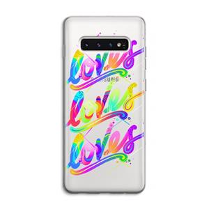 CaseCompany Loves: Samsung Galaxy S10 4G Transparant Hoesje