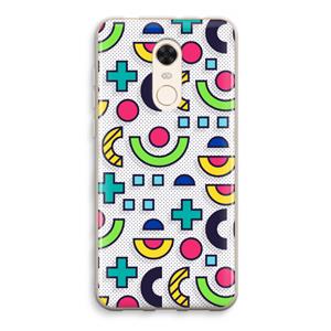 CaseCompany 8-bit N°6: Xiaomi Redmi 5 Transparant Hoesje