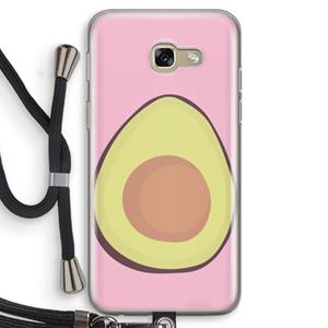CaseCompany Avocado: Samsung Galaxy A5 (2017) Transparant Hoesje met koord