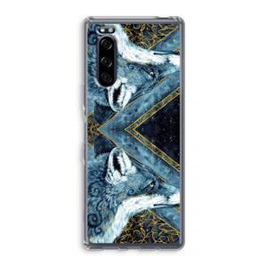 CaseCompany Golden Fox: Sony Xperia 5 Transparant Hoesje