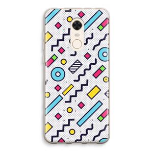CaseCompany 8-bit N°8: Xiaomi Redmi 5 Transparant Hoesje