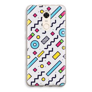 CaseCompany 8-bit N°8: Xiaomi Redmi 5 Transparant Hoesje