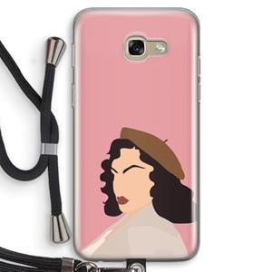 CaseCompany Confidence: Samsung Galaxy A5 (2017) Transparant Hoesje met koord