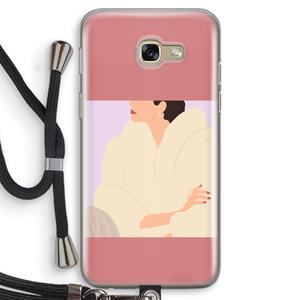 CaseCompany Cosy: Samsung Galaxy A5 (2017) Transparant Hoesje met koord