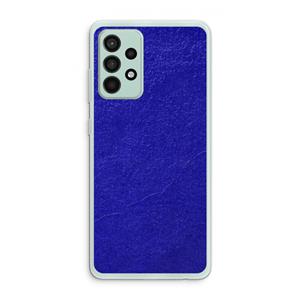 CaseCompany Majorelle Blue: Samsung Galaxy A52s 5G Transparant Hoesje