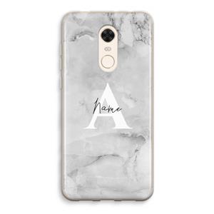 CaseCompany Ivory Marble: Xiaomi Redmi 5 Transparant Hoesje