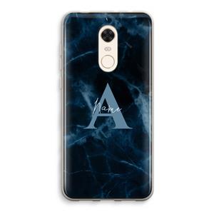 CaseCompany Midnight Marble: Xiaomi Redmi 5 Transparant Hoesje