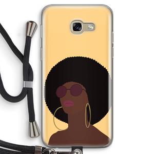 CaseCompany Golden hour: Samsung Galaxy A5 (2017) Transparant Hoesje met koord