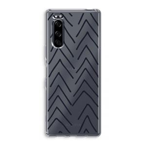 CaseCompany Marrakech Arrows: Sony Xperia 5 Transparant Hoesje