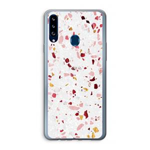 CaseCompany Terrazzo N°9: Samsung Galaxy A20s Transparant Hoesje