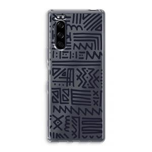 CaseCompany Marrakech print: Sony Xperia 5 Transparant Hoesje