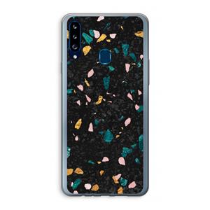 CaseCompany Terrazzo N°10: Samsung Galaxy A20s Transparant Hoesje
