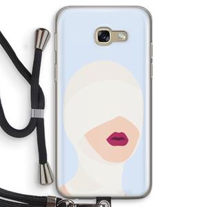 CaseCompany Incognito: Samsung Galaxy A5 (2017) Transparant Hoesje met koord
