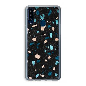 CaseCompany Terrazzo N°11: Samsung Galaxy A20s Transparant Hoesje
