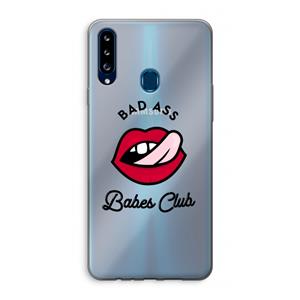 CaseCompany Badass Babes Club: Samsung Galaxy A20s Transparant Hoesje