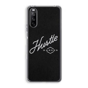 CaseCompany Hustle: Sony Xperia 10 III Transparant Hoesje