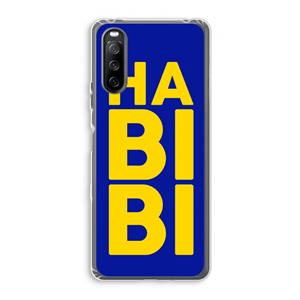 CaseCompany Habibi Blue: Sony Xperia 10 III Transparant Hoesje