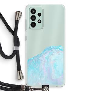 CaseCompany Fantasie pastel: Samsung Galaxy A52s 5G Transparant Hoesje met koord