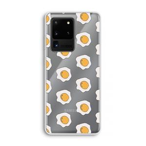 CaseCompany Bacon to my eggs #1: Samsung Galaxy S20 Ultra Transparant Hoesje