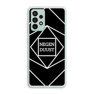 CaseCompany Negenduust geometrisch: Samsung Galaxy A52s 5G Transparant Hoesje