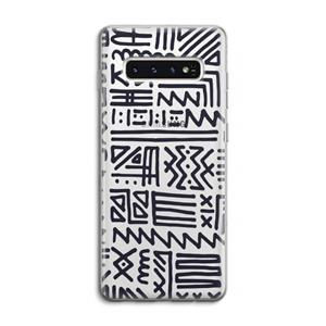 CaseCompany Marrakech print: Samsung Galaxy S10 4G Transparant Hoesje
