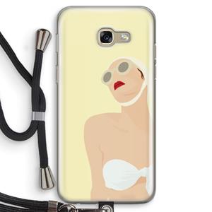 CaseCompany Summer: Samsung Galaxy A5 (2017) Transparant Hoesje met koord