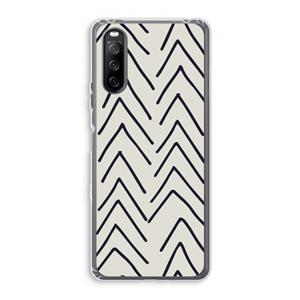 CaseCompany Marrakech Arrows: Sony Xperia 10 III Transparant Hoesje