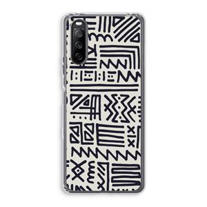 CaseCompany Marrakech print: Sony Xperia 10 III Transparant Hoesje