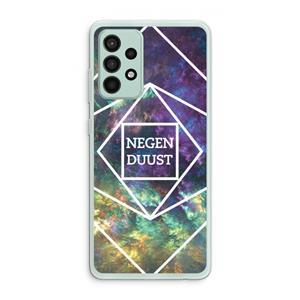 CaseCompany Negenduust ruimte: Samsung Galaxy A52s 5G Transparant Hoesje