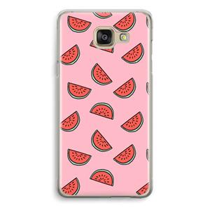 CaseCompany Watermeloen: Samsung Galaxy A5 (2016) Transparant Hoesje