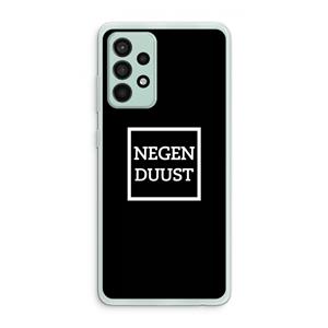 CaseCompany Negenduust black: Samsung Galaxy A52s 5G Transparant Hoesje