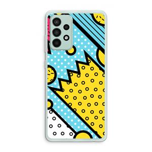 CaseCompany Pop Art #1: Samsung Galaxy A52s 5G Transparant Hoesje