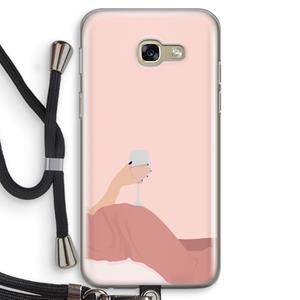CaseCompany Wine: Samsung Galaxy A5 (2017) Transparant Hoesje met koord