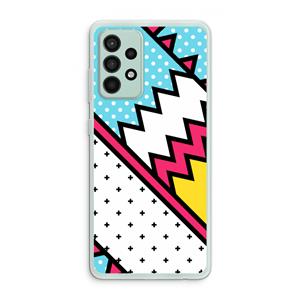 CaseCompany Pop Art #2: Samsung Galaxy A52s 5G Transparant Hoesje