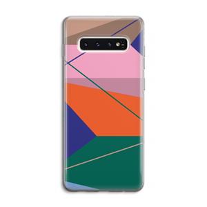 CaseCompany Gestalte 1: Samsung Galaxy S10 4G Transparant Hoesje