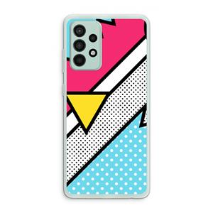 CaseCompany Pop Art #3: Samsung Galaxy A52s 5G Transparant Hoesje