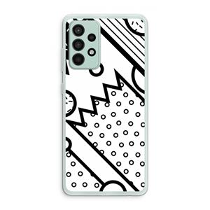CaseCompany Pop Art #4: Samsung Galaxy A52s 5G Transparant Hoesje
