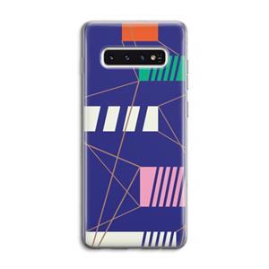 CaseCompany Gestalte 5: Samsung Galaxy S10 4G Transparant Hoesje
