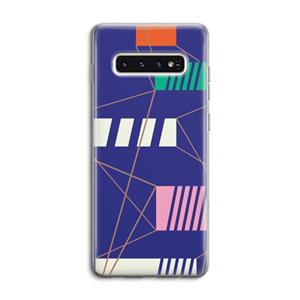 CaseCompany Gestalte 5: Samsung Galaxy S10 4G Transparant Hoesje