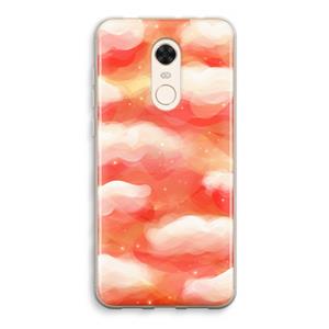 CaseCompany Lichte Wolken: Xiaomi Redmi 5 Transparant Hoesje